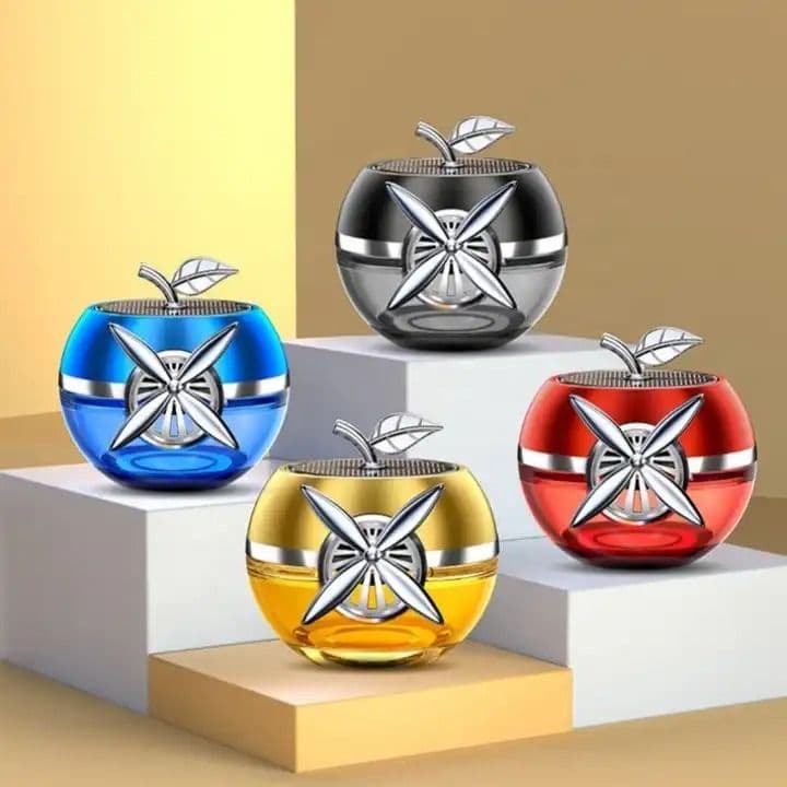 Premium Solar Powered Apple Car Perfume – Long-Lasting Freshness and Eye-Catching Design