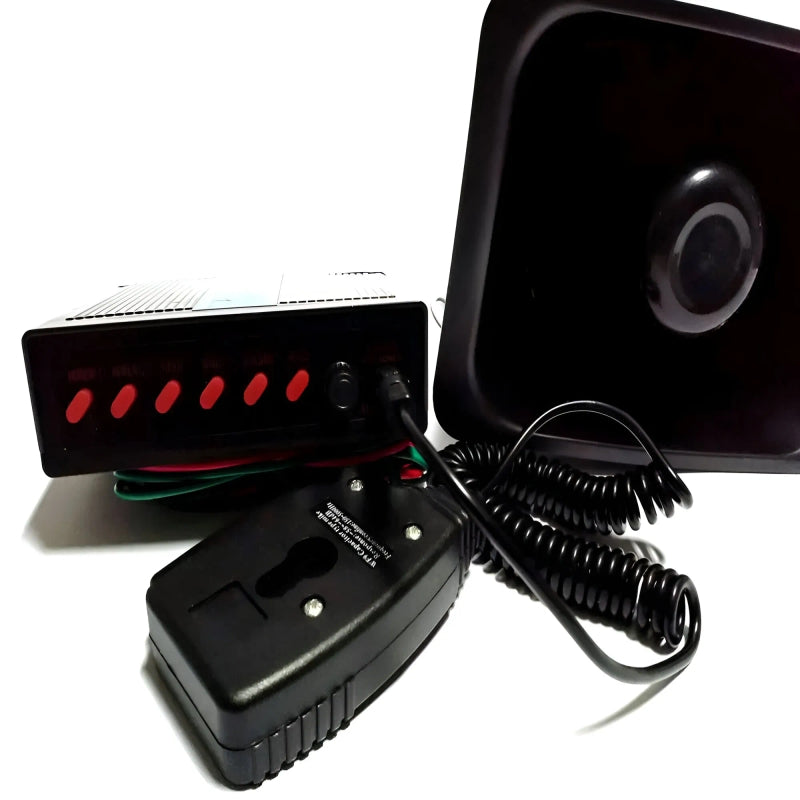 TYPE R 12V 100W High-Quality Car Loud Electronic Horn with 5 Tones for Maximum Sound