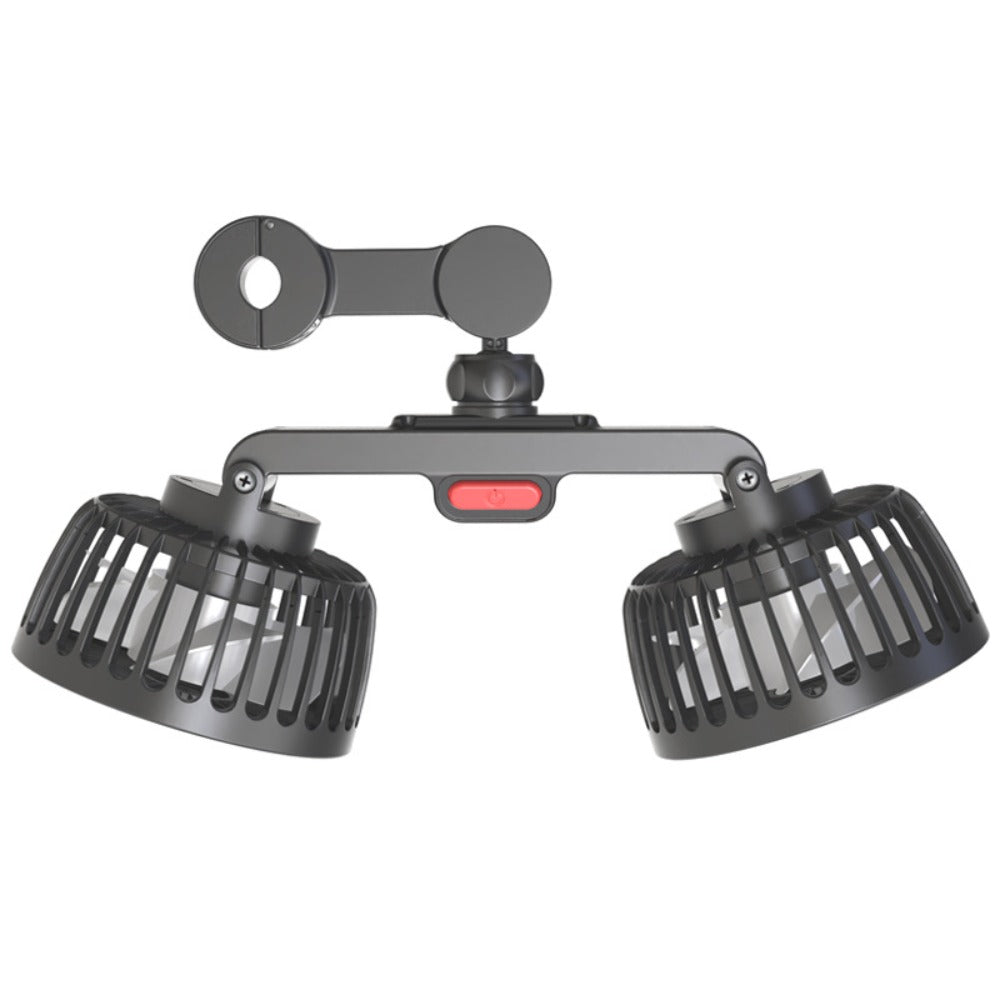 Car Rear Seat Fan with USB Port Easy Installation Just Plug and Play