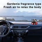 Car Air Freshener Stylish Solar Energy Airplane Rotating Air Freshener Decoration Auto Fragrance Vehicle Air Fresheners