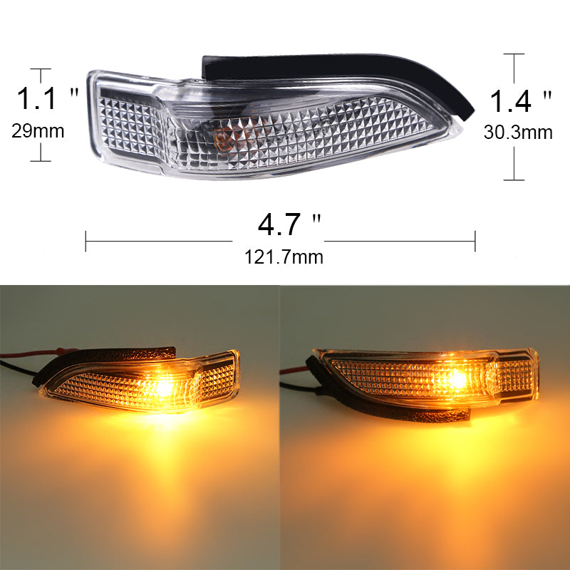 Car Side Rearview Mirror Indicator Light-2pec