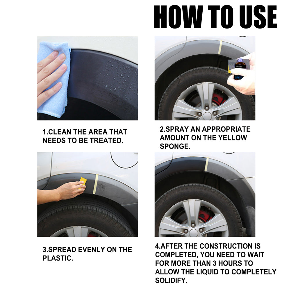RAYHONG Car Ceramic Coating 50ml – Long-lasting Plastic Coating & Restoration Solution