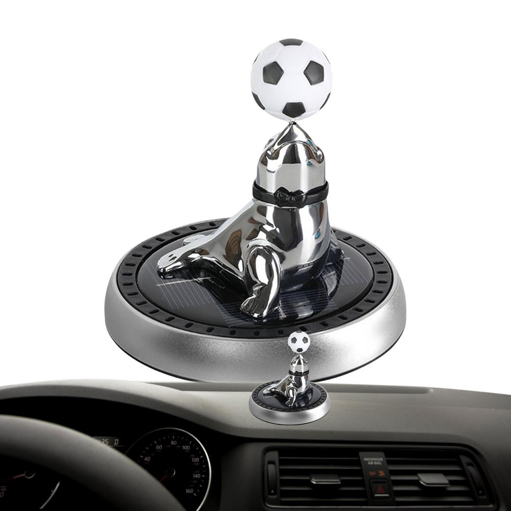 Car Solar Aromatherapy Rotating Sea Dolphin 360 degree Suspended Automatic Car Aromatherapy Perfume