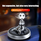 Car Solar Aromatherapy Rotating Sea Dolphin 360 degree Suspended Automatic Car Aromatherapy Perfume