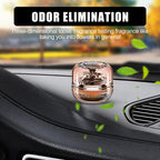 Rotating Car Air Freshener Solar Aromatherapy Diffuser Automobile Rotating Flexible Air Freshener Car Interior Accessories