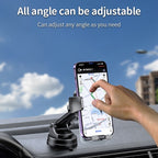 Yesido C261 Universal Phone Car Holder with Vacuum Suction Cup Base Adjustable Stably Holding For 4.7-7.2 Inch Mobile Phones