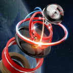 Car Metal Double Ring Best Solar Dashboard Perfume