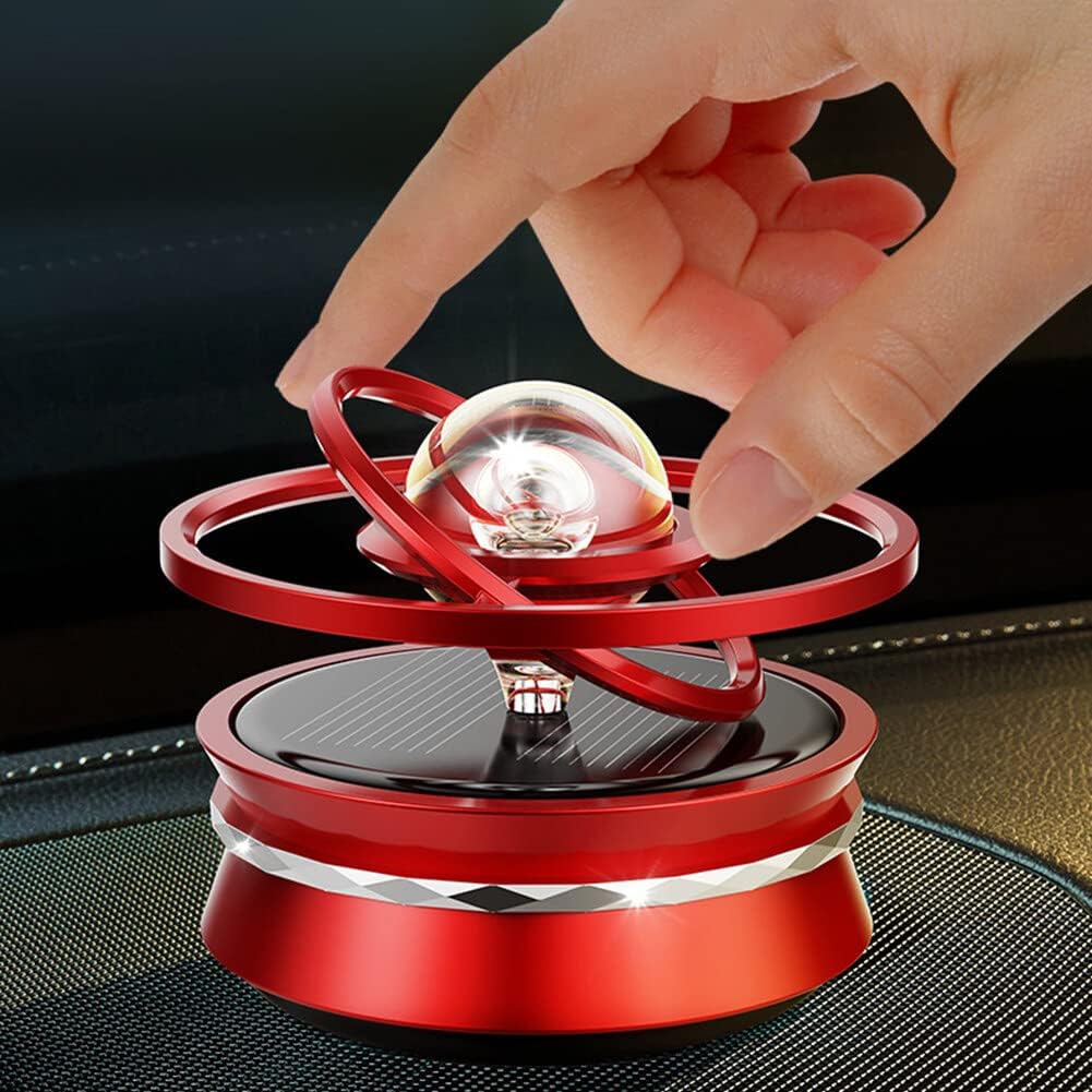 Car Metal Double Ring Best Solar Dashboard Perfume