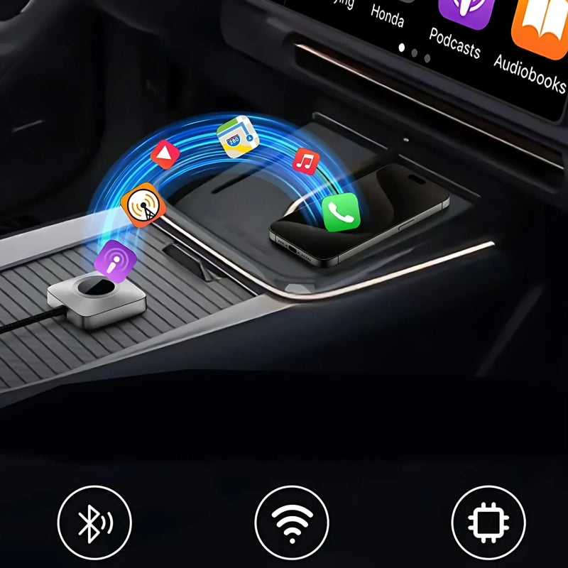 Yesido KM23 Wireless CarPlay Adapter – Plug and Play Convenience