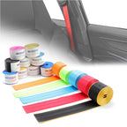 BERGER Group Premium Seat Belt Strap – Soft, Strong & Comfortable Seatbelt Webbing Roll for Stylish Car Interior Enhancement