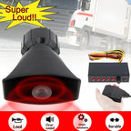 TYPE R 12V 100W High-Quality Car Loud Electronic Horn with 5 Tones for Maximum Sound
