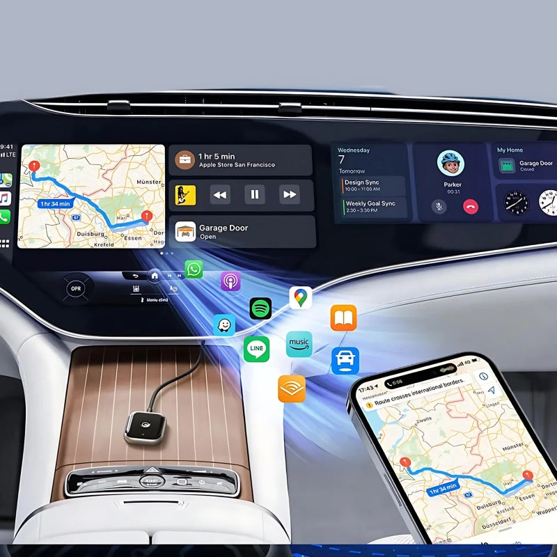 Yesido KM23 Wireless CarPlay Adapter – Plug and Play Convenience