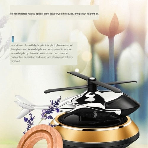 Luxurious Car Solar Helicopter Air Freshener | Premium Freshness in Every Drive