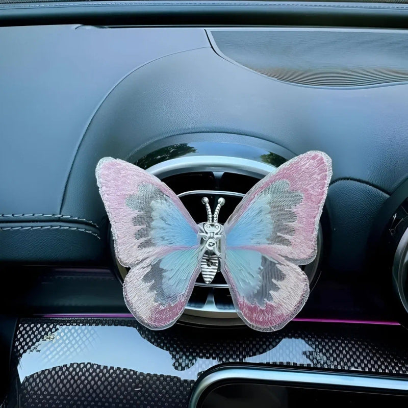 Elegant Car Moving Butterflies Fragrance 2pcs – Fresh Air with Moving Beauty