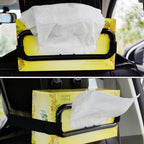 Car Sun Visor Seat Back Plastic Tissue Box Holder Paper Napkin Bracket 1ps