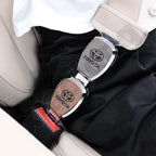 Car 2 in 1 Seat Belt Clip With Car Brand Logo 1 pcs
