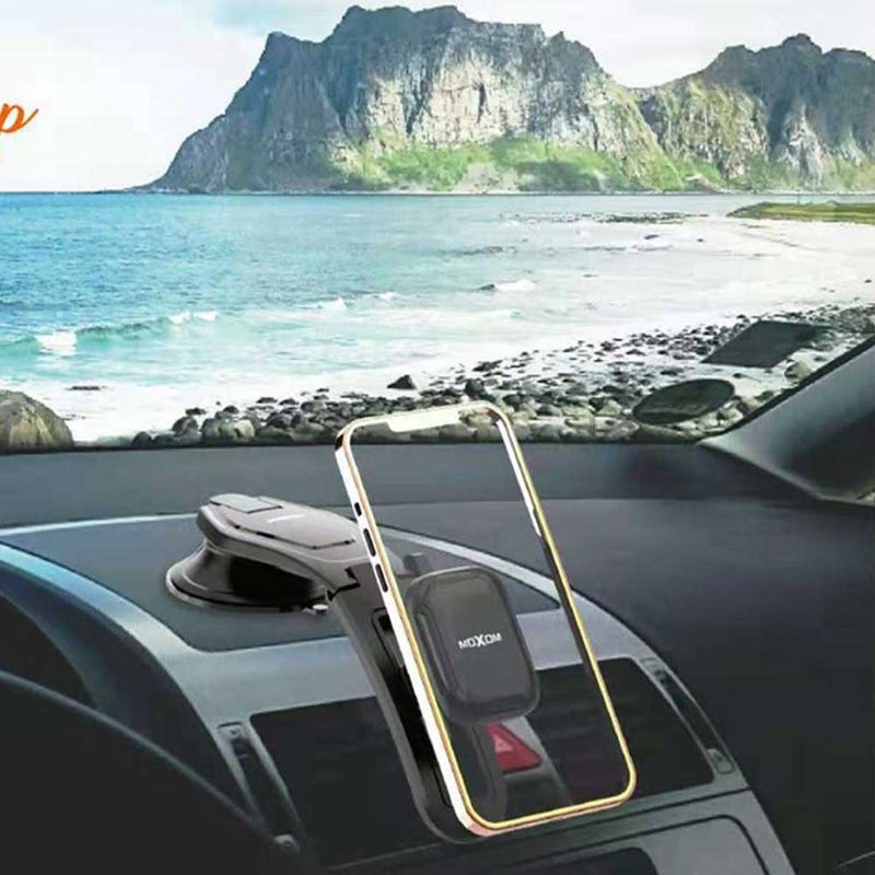 moxom mx-vs31 magnetic vanguard car phone holder 360 degree rotatable