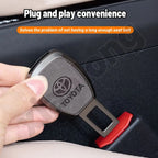 Car 2 in 1 Seat Belt Clip With Car Brand Logo 1 pcs
