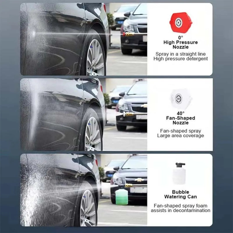 Rechargeable Car Wash machine | 24v High Pressure Car Washer Gun Portable and Cordless