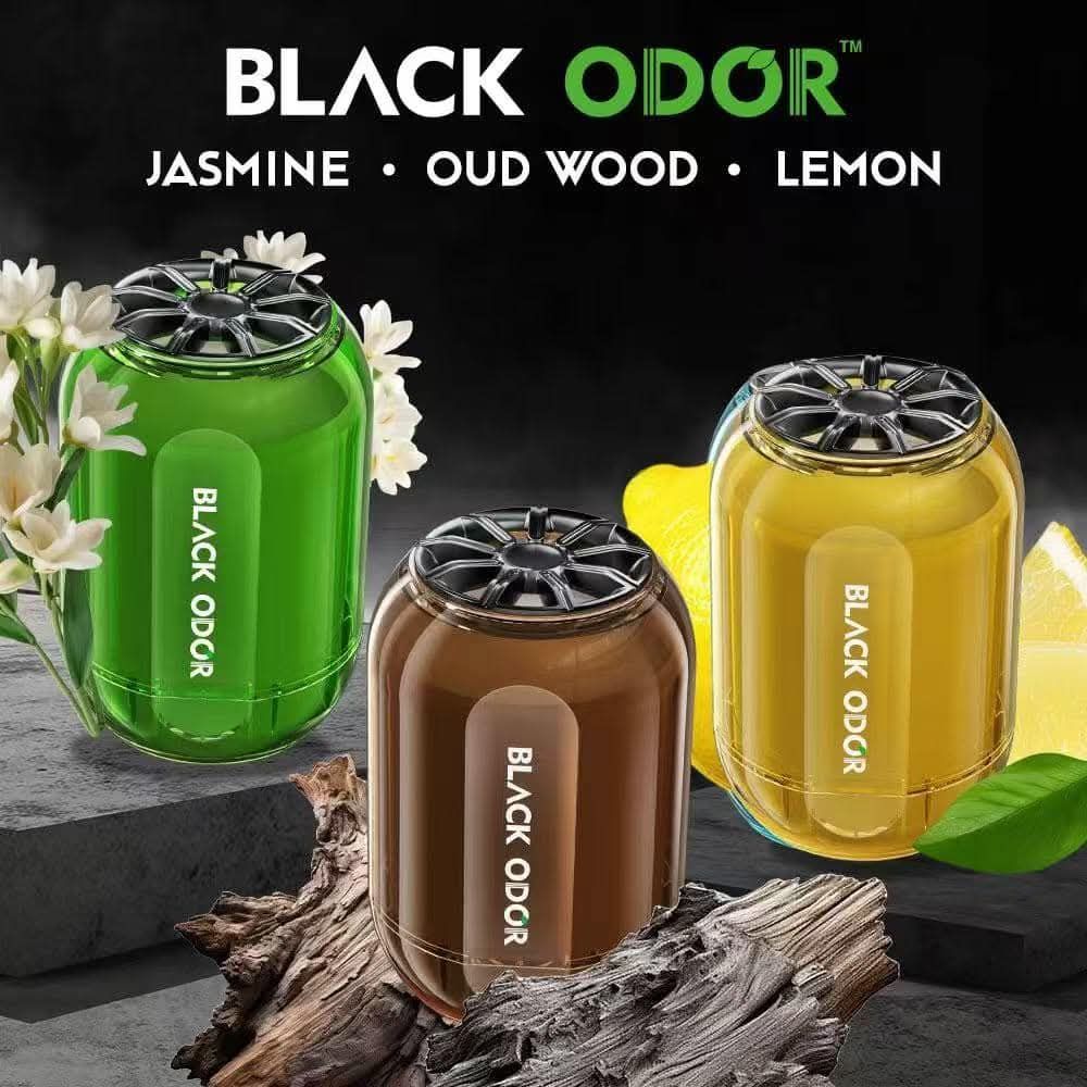 Black Odor Air Freshener 180g – Premium Long-Lasting Freshness And Odor Elimination