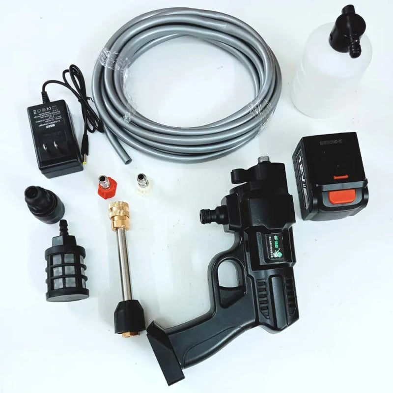 Rechargeable Car Wash machine | 24v High Pressure Car Washer Gun Portable and Cordless
