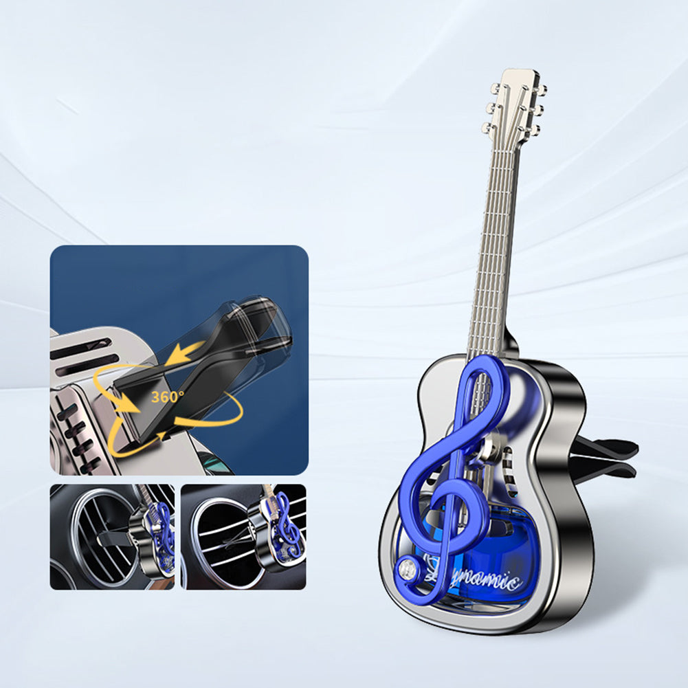 Guitar Shaped Car Perfume Car Air Vent Aromatherapy Accessories Music Lovers Car Interior Lasting Fragrance Air Freshener