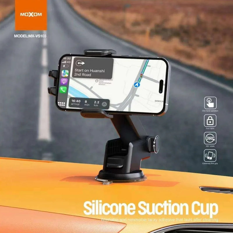 MOXOM MX-VS104 Car Mobile holder Dashboard And Glass Fittin