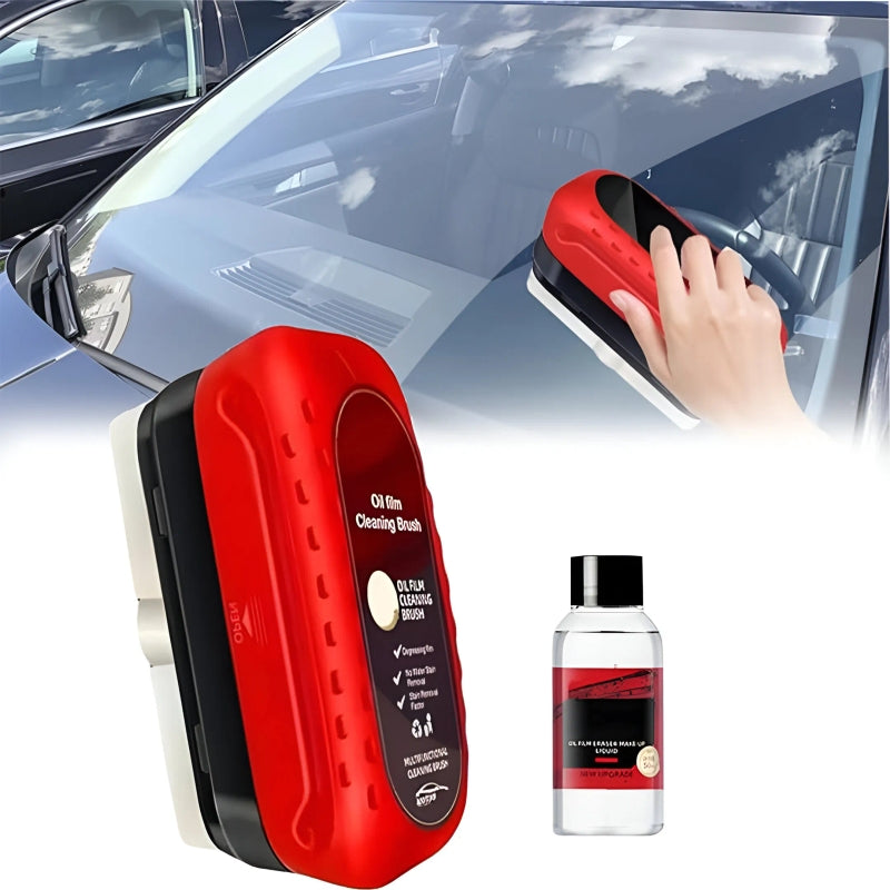 Oil Film Cleaning Brush – Effective Car Windshield Cleaner for Clear Vision