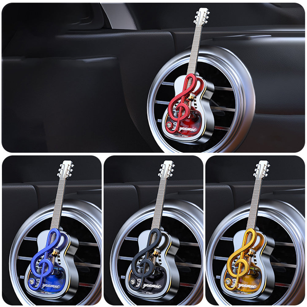 Guitar Shaped Car Perfume Car Air Vent Aromatherapy Accessories Music Lovers Car Interior Lasting Fragrance Air Freshener