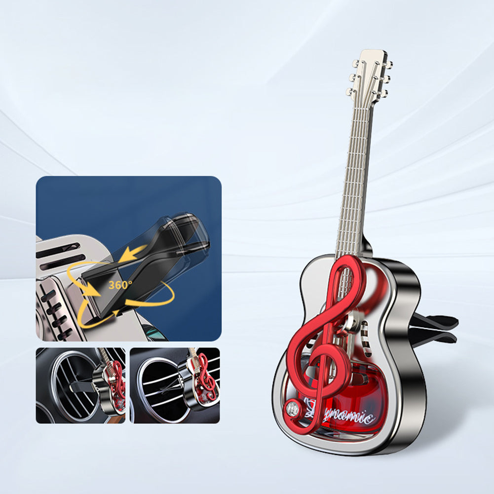 Guitar Shaped Car Perfume Car Air Vent Aromatherapy Accessories Music Lovers Car Interior Lasting Fragrance Air Freshener