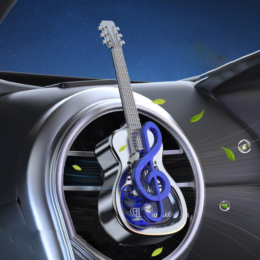 Guitar Shaped Car Perfume Car Air Vent Aromatherapy Accessories Music Lovers Car Interior Lasting Fragrance Air Freshener