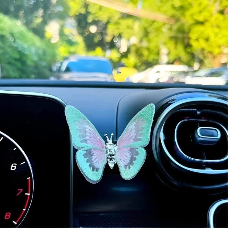 Elegant Car Moving Butterflies Fragrance 2pcs – Fresh Air with Moving Beauty