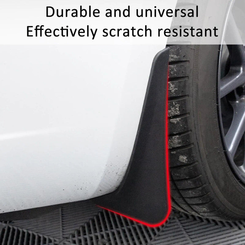 Universal Car Mud Guards – Flexible And Durable Mud Flaps for All Sedan Car 4 pcs Set