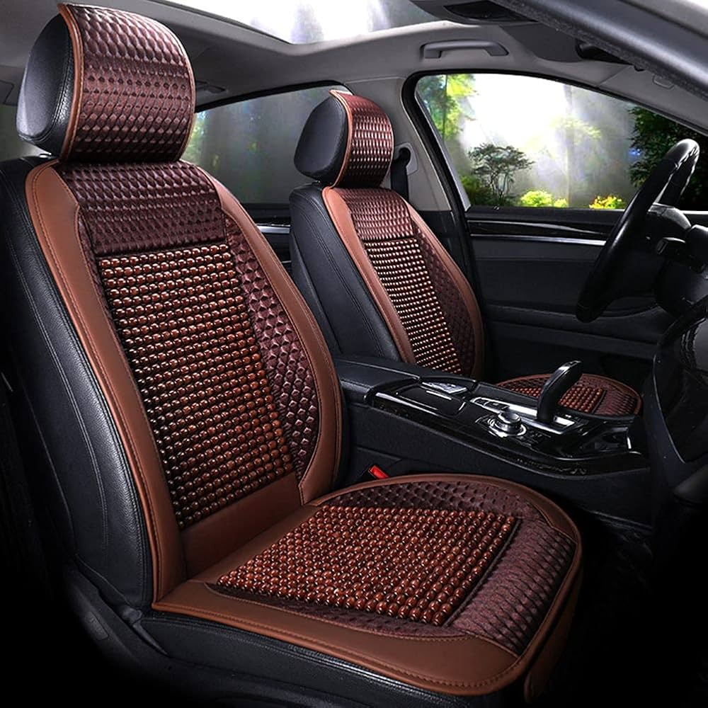 Universal Car Wooden Bead Seat Cushion – Comfortable Seat Cushion for Every Journey 1 pec