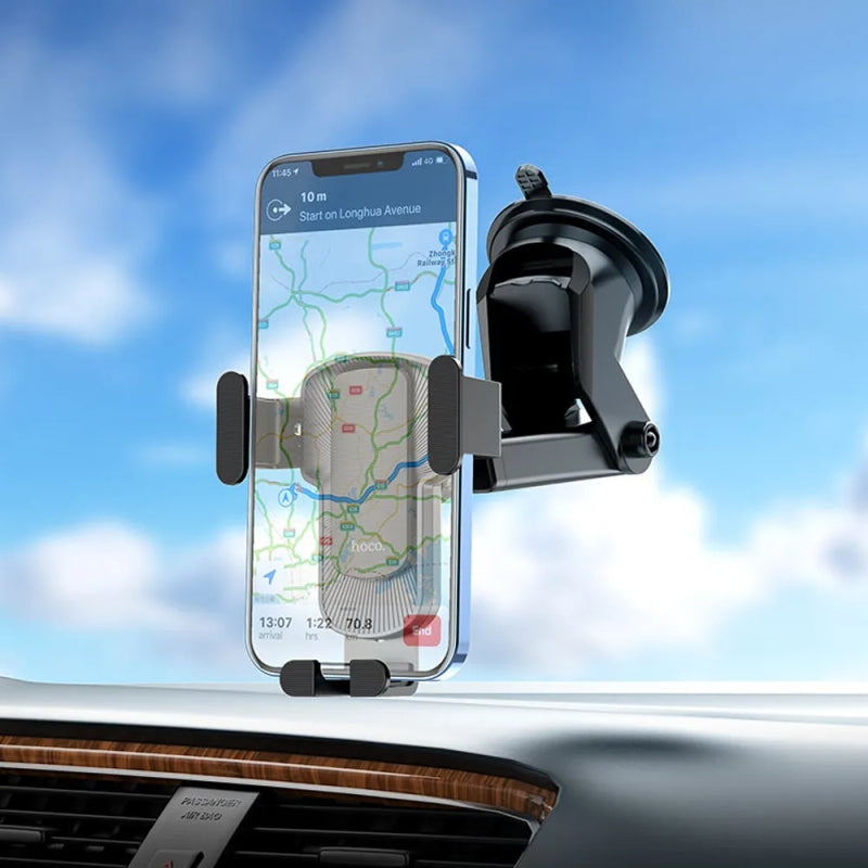Hoco Car Mobile Phone Holder | High Quality Mobile Holder for Car Dashboard and Glass (Model CA104)