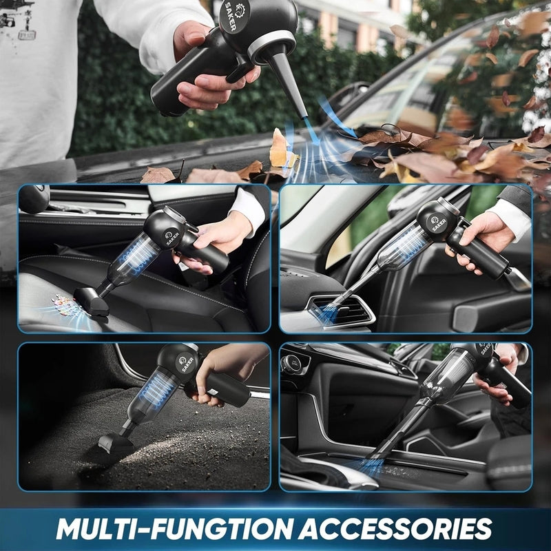 Saker SW-102 Vacuum Cleaner | Powerful 6 in 1 Wireless Vacuum Cleaner for Car