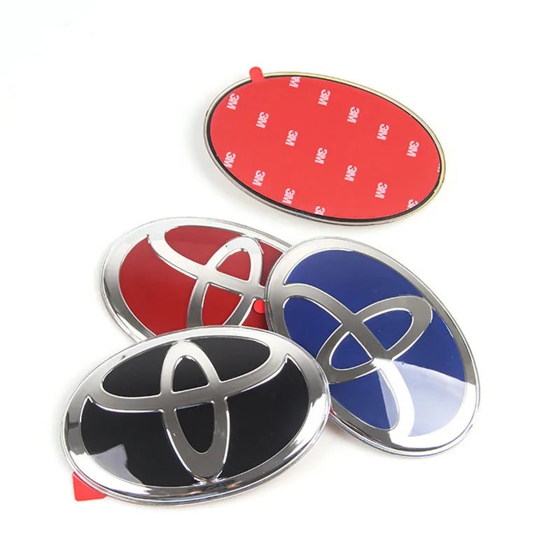 1 Piece 67x45mm For Toyota Logo Car Steering Wheel Emblem