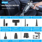 Saker SW-102 Vacuum Cleaner | Powerful 6 in 1 Wireless Vacuum Cleaner for Car