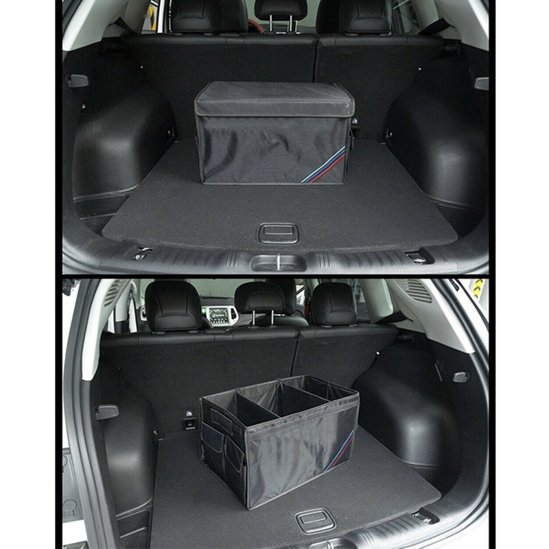 Premium Car Trunk Organizer | Foldable Car Storage Box with Multiple Compartments