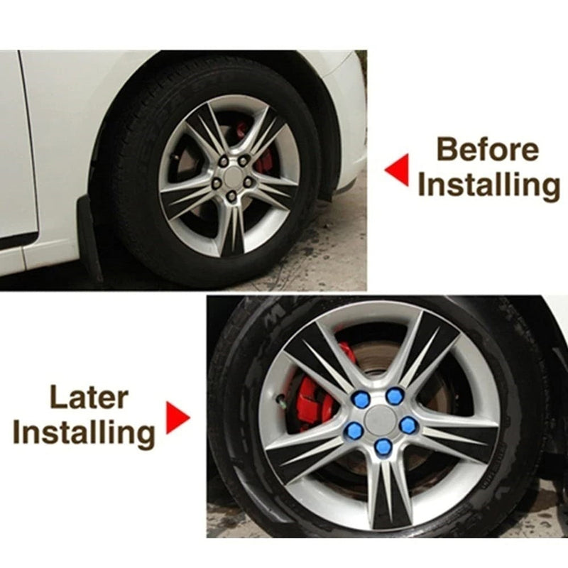 Silicone Car Wheel Screw Cover 20 Pcs – Rust-Free, Stylish and Secure Fit