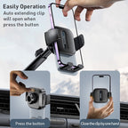 Yesido C261 Universal Phone Car Holder with Vacuum Suction Cup Base Adjustable Stably Holding For 4.7-7.2 Inch Mobile Phones