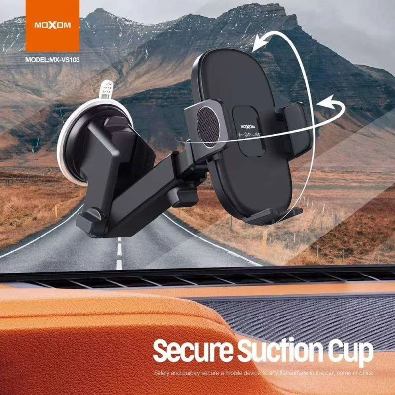 MOXOM MX-VS104 Car Mobile holder Dashboard And Glass Fittin