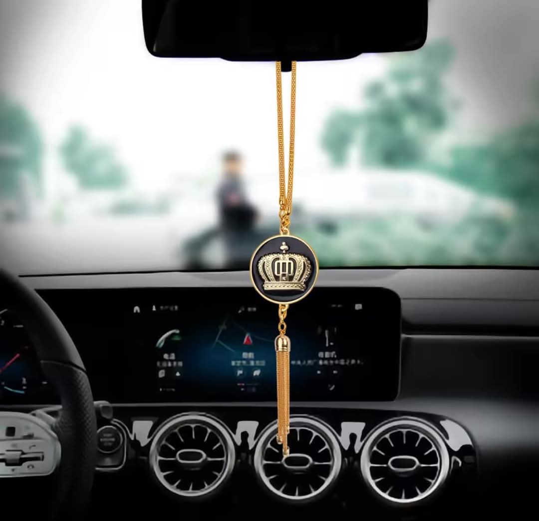 Car Hanging Decor Chain Crown
