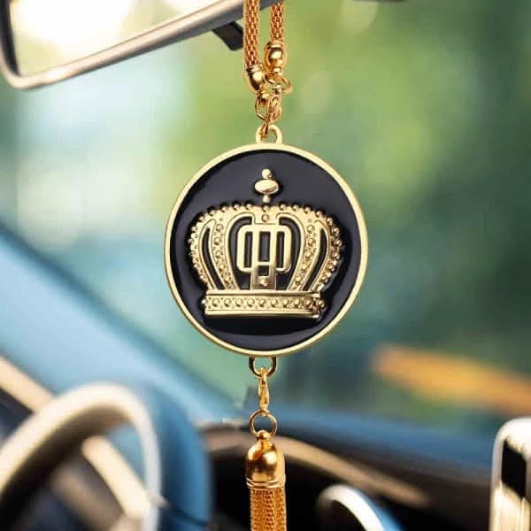 Car Hanging Decor Chain Crown