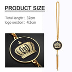 Car Hanging Decor Chain Crown
