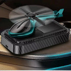 1pcs Car Carbon Helicopter Solar Perfume