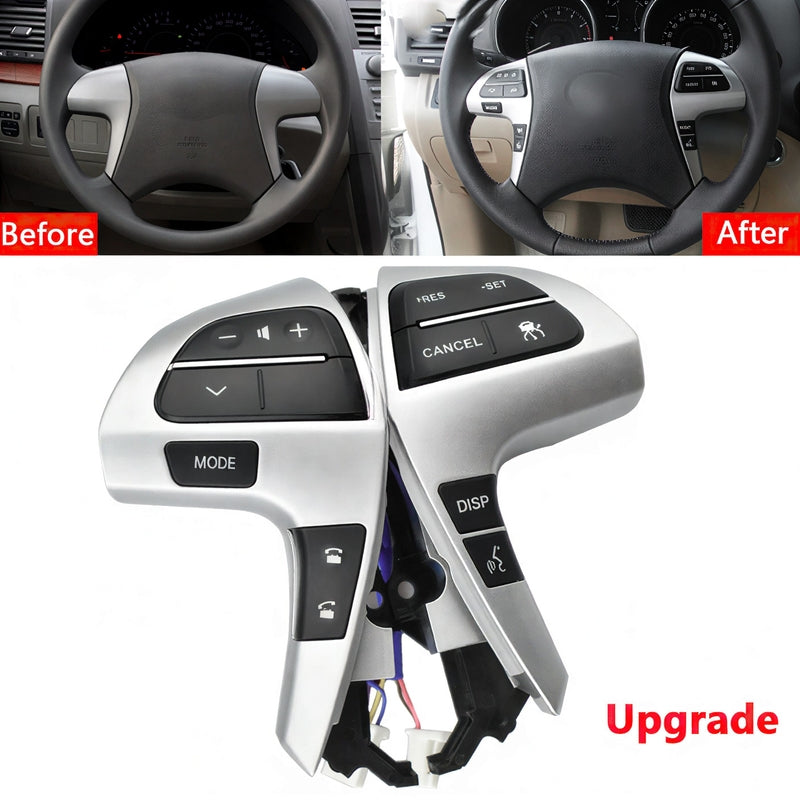 Multifunctional Steering Wheel Control Button Kit | Easy Install for Multimedia, Phone & Cruise Controls