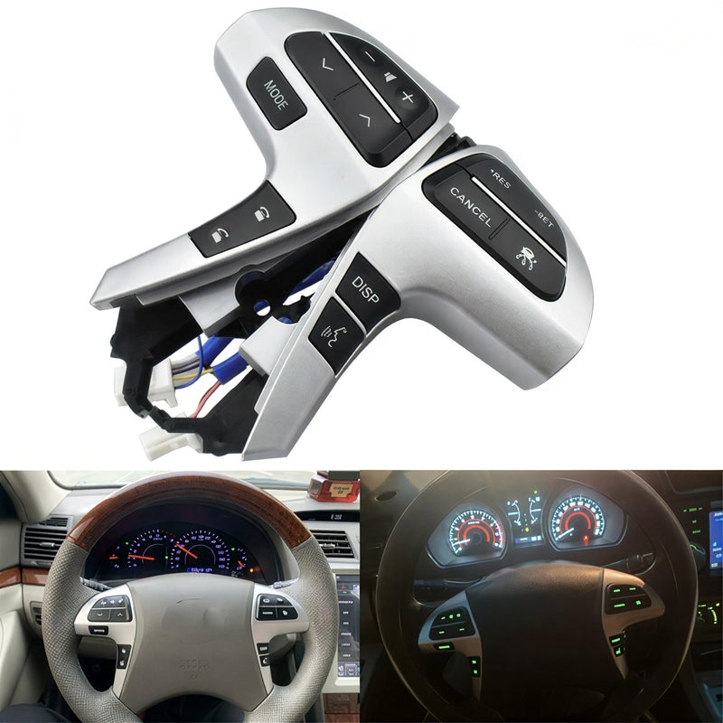 Multifunctional Steering Wheel Control Button Kit | Easy Install for Multimedia, Phone & Cruise Controls