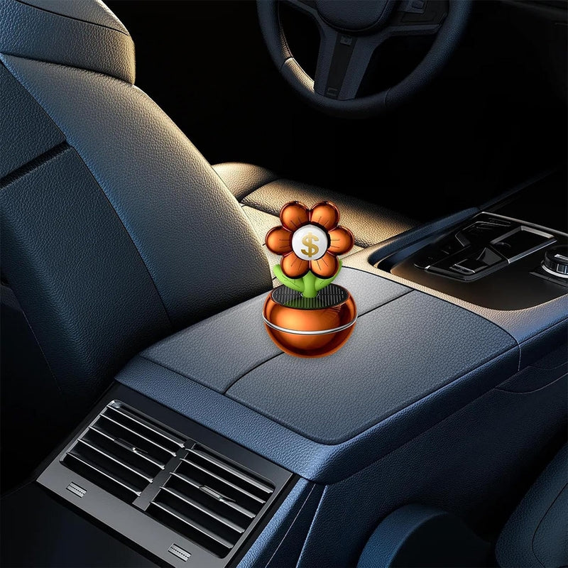 Car Solar Flower Dashboard Perfume – Long-Lasting Car Perfume