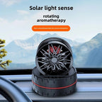 Bushineco Car Wheel Solar Rotating Perfume – Solar-powered, Long-lasting Fragrance for a Fresh and Stylish Driving Experience